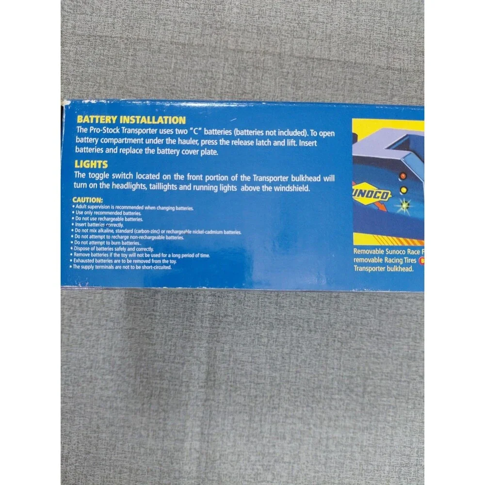SUNOCO PRO STOCK TRANSPORTER CAR STOCK CAR 2000 NIB